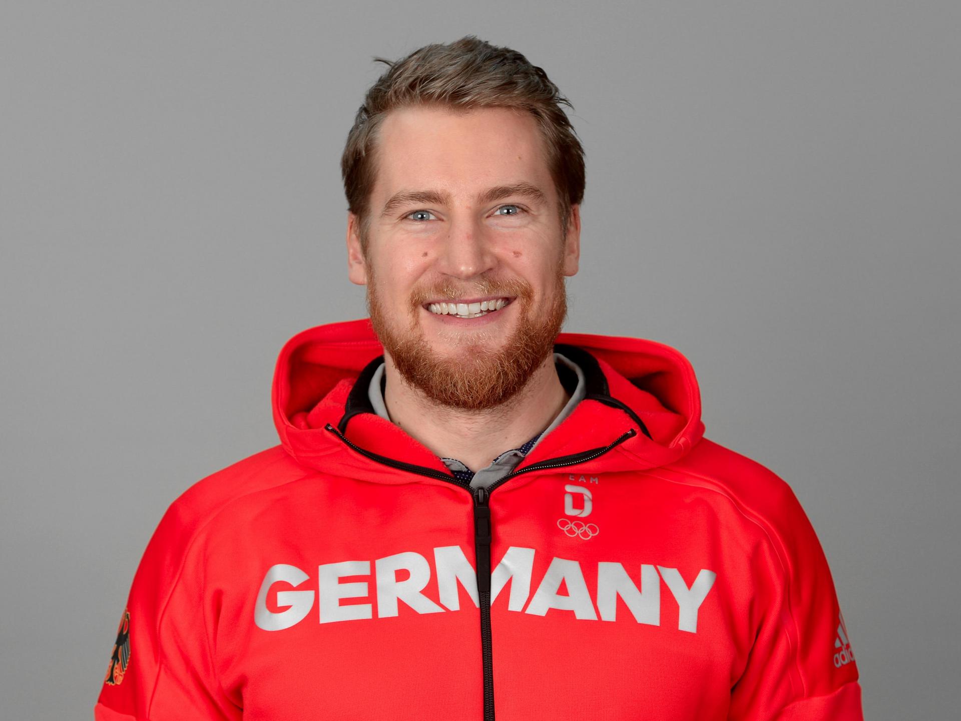 Deutscher Bobfahrer Martin Grothkopp